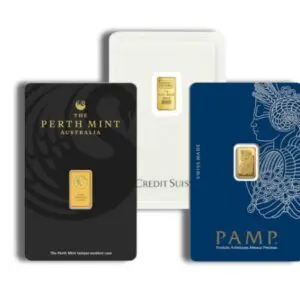 1 gram Gold Bar Brand Varies (Carded)