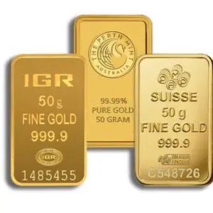 50 gram Gold Bar Brand Varies (No Card)