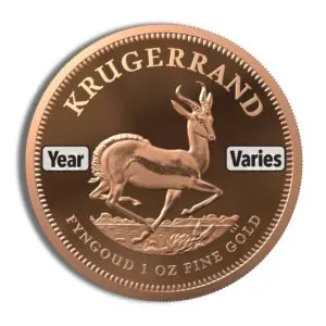 1oz Gold Krugerrand (Year Varies)