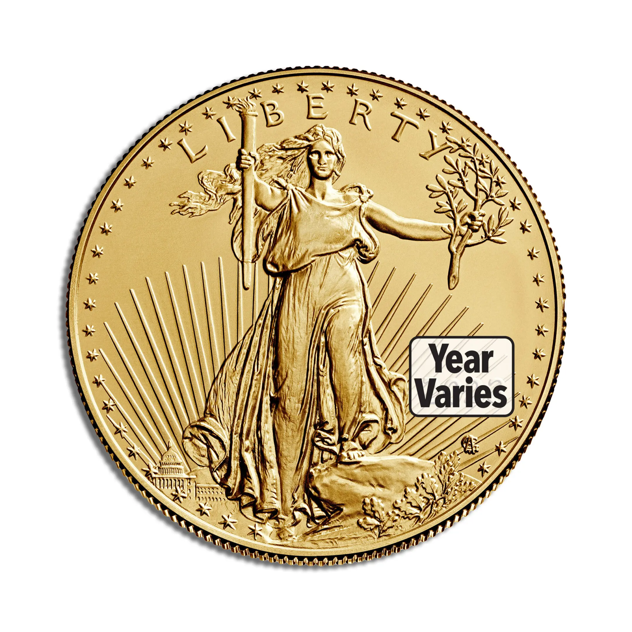 1/2oz Gold Eagle BU (Year Varies)