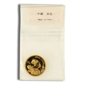 1/10oz China Gold Panda BU Sealed