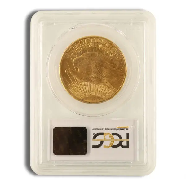 $20 Gold Saint-Gaudens Double Eagle PCGS MS61