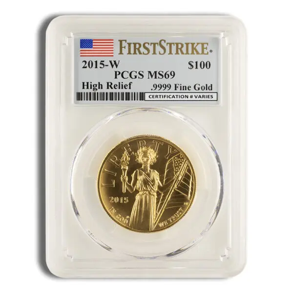 2015-W Liberty High Relief Gold Coin PCGS MS69