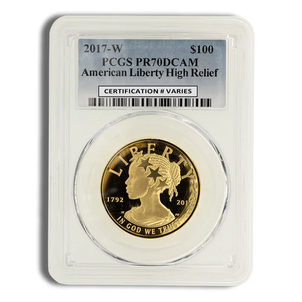 2017-W Liberty High Relief Gold Coin PCGS PR70