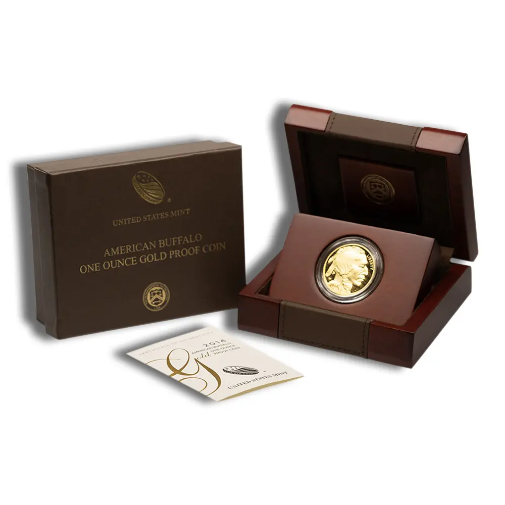 2014-W 1oz Proof Gold Buffalo