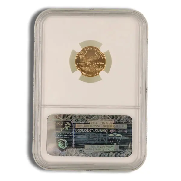 2009 1/10oz Gold Eagle $5 NGC MS70 ER