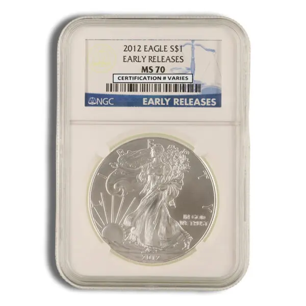 2012 Silver Eagle NGC MS70 Early Releases