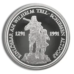 1oz Platinum Shooting Thaler Coin