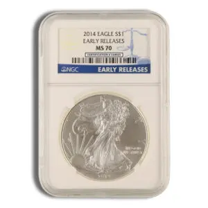 2014 Silver Eagle NGC MS70 Early Releases