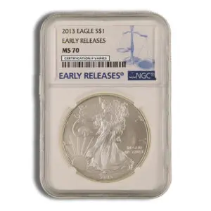 2013 Silver Eagle NGC MS70 Early Releases