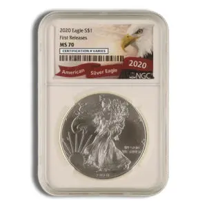 2020 Silver Eagle NGC MS70 Early Releases