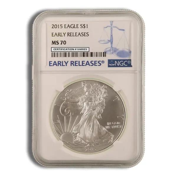 2015 Silver Eagle NGC MS70 Early Releases