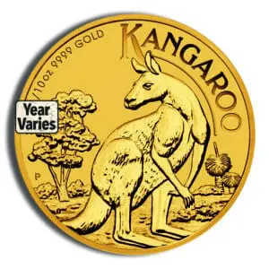 1/10oz Australian Kangaroo/Nugget Gold Coin