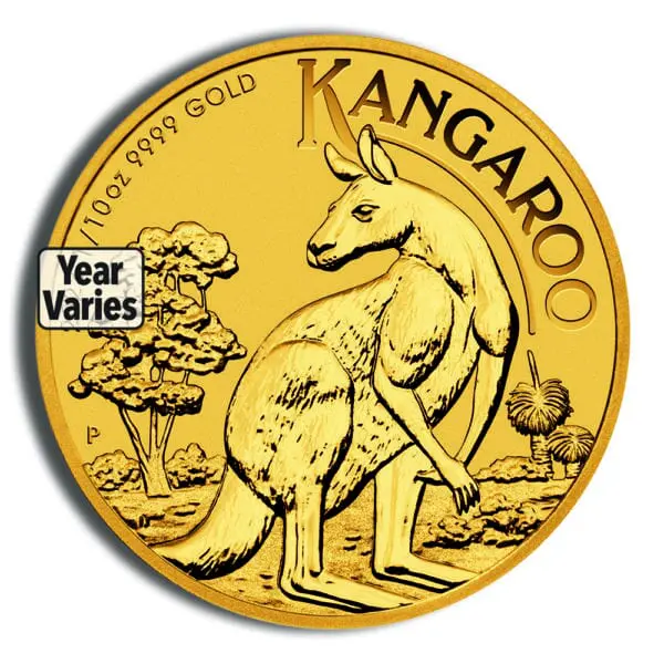 1/10oz Australian Kangaroo/Nugget Gold Coin