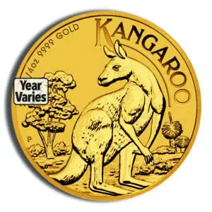 1/4oz Australian Kangaroo/Nugget Gold Coin