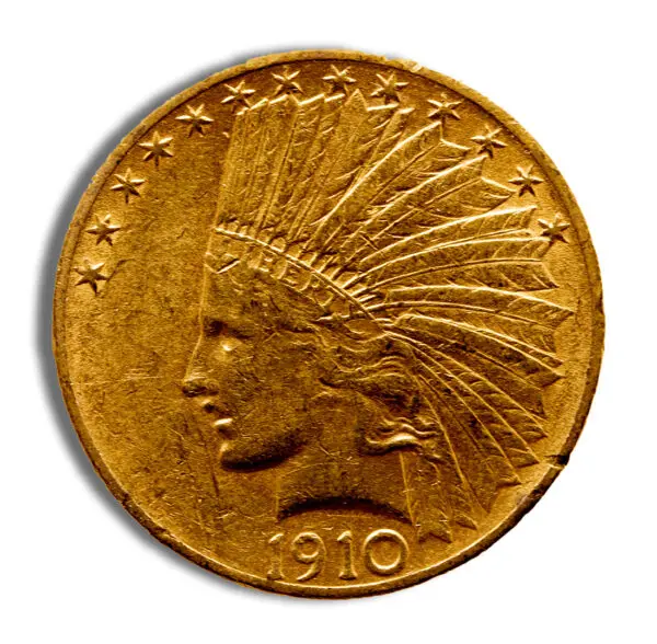 $10 Gold Indian Eagle XF