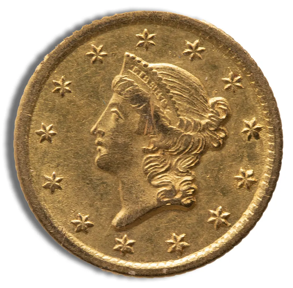 $1 Gold Liberty Type 1 AU