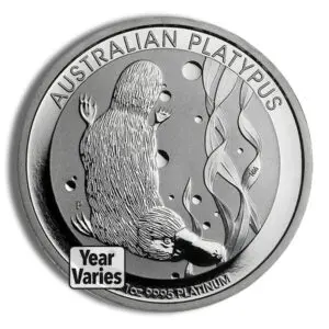 1oz Platinum Platypus Coin (Year Varies)