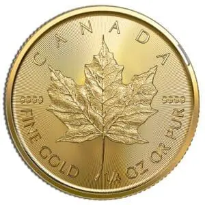 1/4oz Gold Maple Leaf Sealed