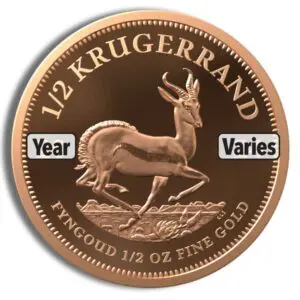 1/2oz Gold Krugerrand (Year Varies)