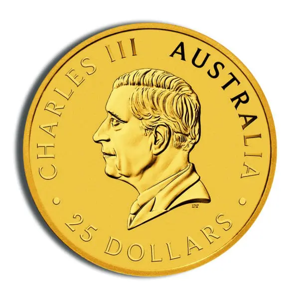 1/4oz Australian Kangaroo/Nugget Gold Coin