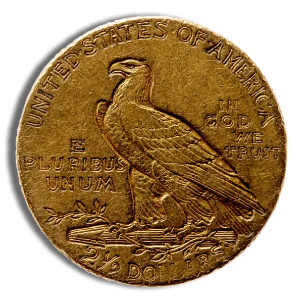 $2.5 Gold Indian Quarter Eagle VF