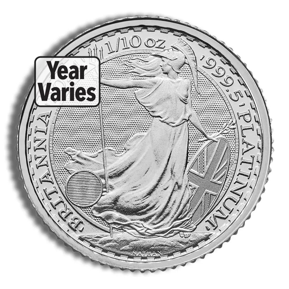 1/10oz Platinum Britannia (Year Varies)