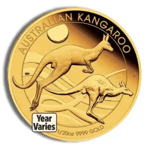 1/20oz Australian Kangaroo/Nugget Gold Coin