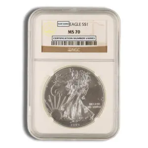 2015 Silver Eagle NGC MS70