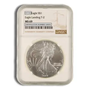 2021 Silver Eagle NGC MS69 (Type 2)