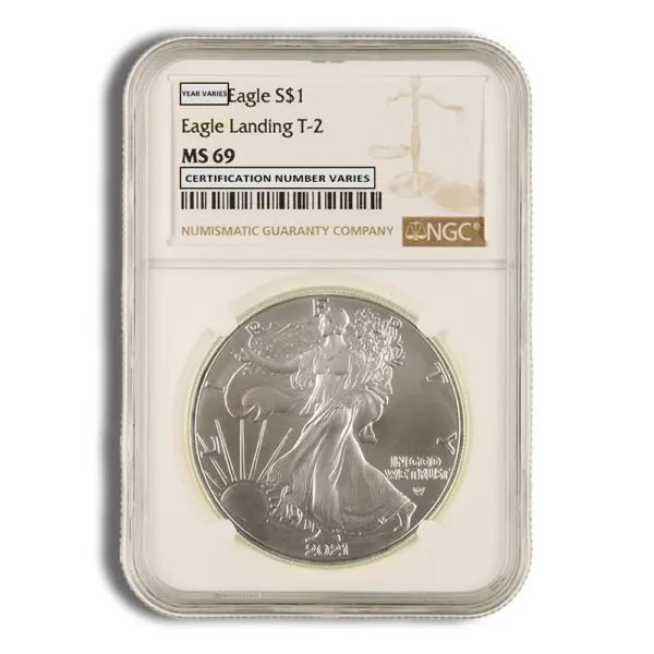 2021 Silver Eagle NGC MS69 (Type 2)