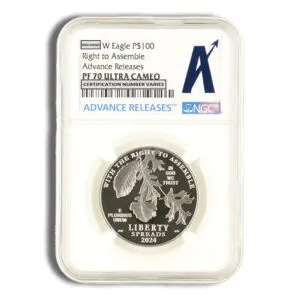 2024-W 1oz Platinum Eagle $100 NGC PF70