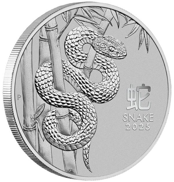 2025 1oz Platinum Lunar Snake Coin