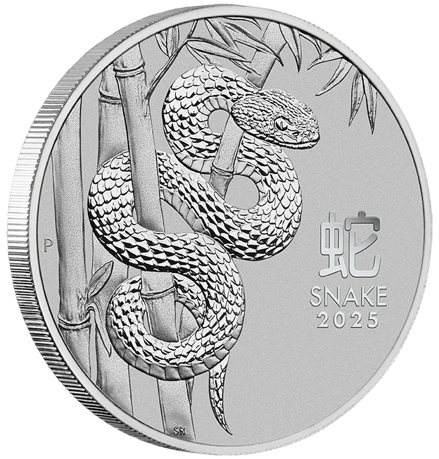 2025 1oz Platinum Lunar Snake Coin