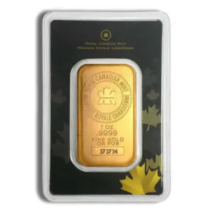 1oz Gold Bar Royal Canadian Mint