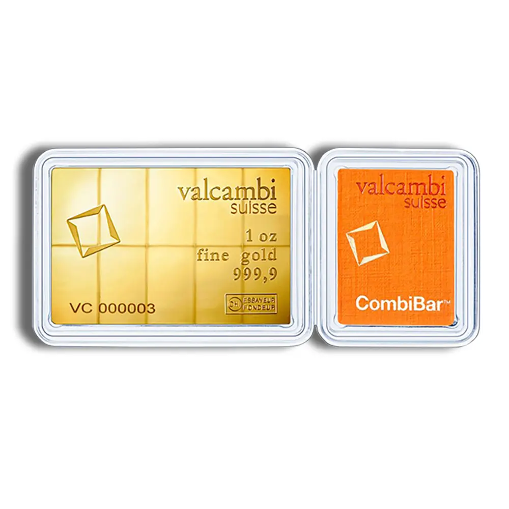 10 x 1/10oz Valcambi Gold CombiBar™