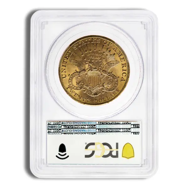 $20 Gold Liberty Double Eagle PCGS MS61