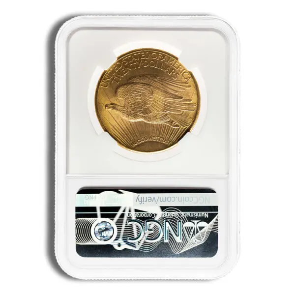 $20 Gold Saint-Gaudens Double Eagle NGC MS64