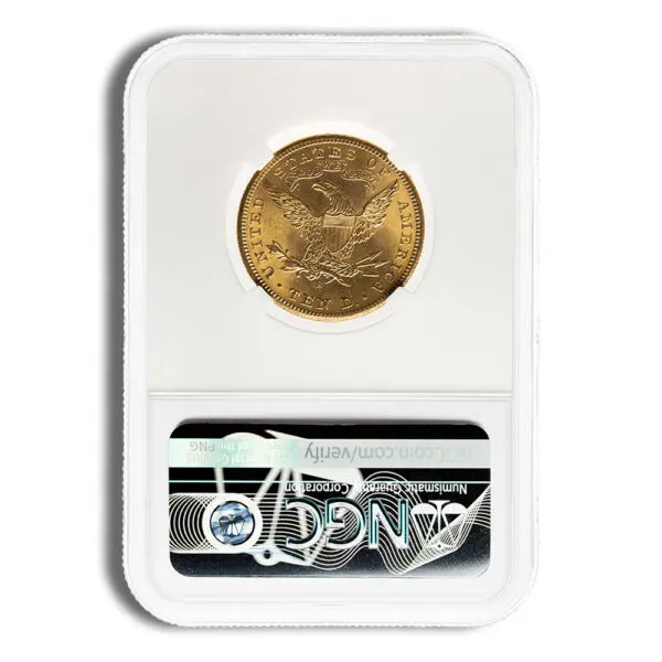 $10 Gold Liberty Eagle NGC MS62