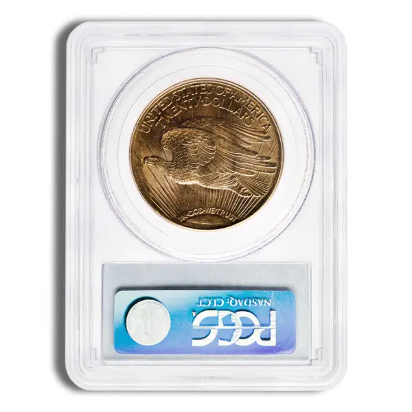 $20 Gold Saint-Gaudens Double Eagle PCGS MS62