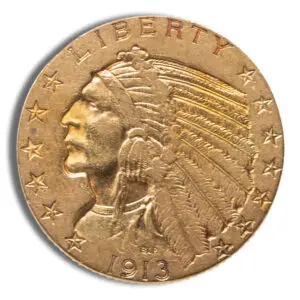 $5 Gold Indian Half Eagle XF