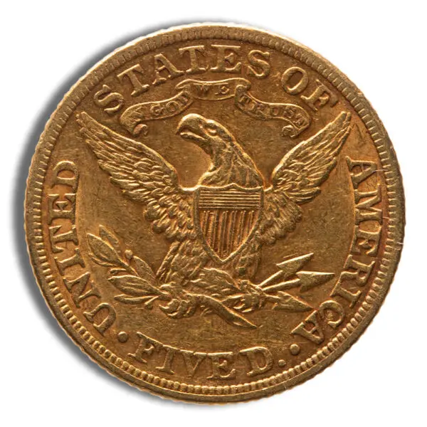 $5 Gold Liberty Half Eagle XF