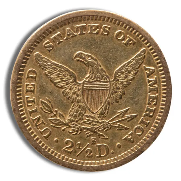 $2.5 Gold Liberty Quarter Eagle XF