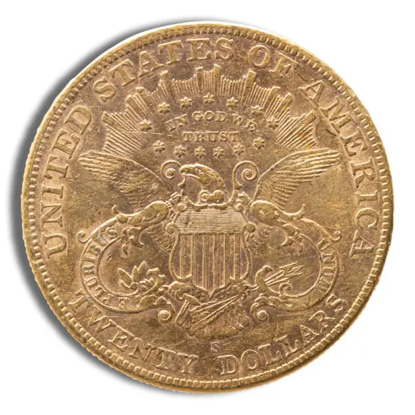 $20 Gold Liberty Double Eagle VF