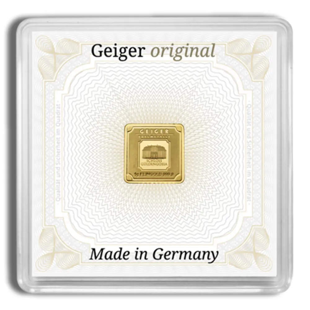 1 gram Gold Bar Geiger (In Assay)