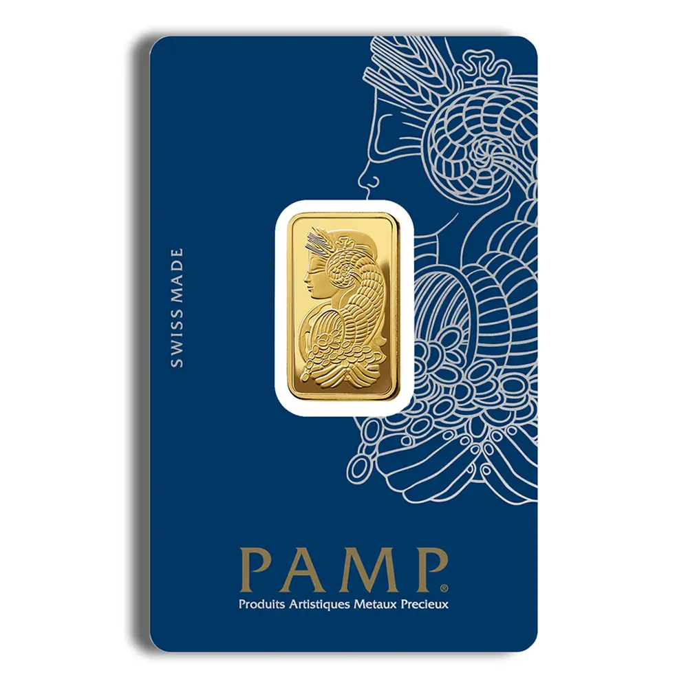 10 gram Gold Bar PAMP Fortuna (Carded)