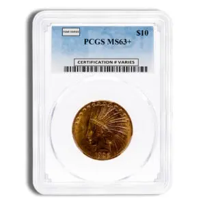 $10 Gold Indian Eagle PCGS MS63