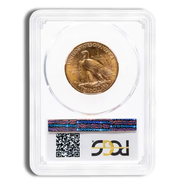 $10 Gold Indian Eagle PCGS MS63