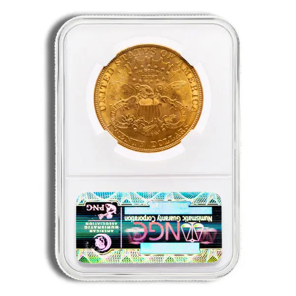 $20 Gold Liberty Double Eagle NGC MS65