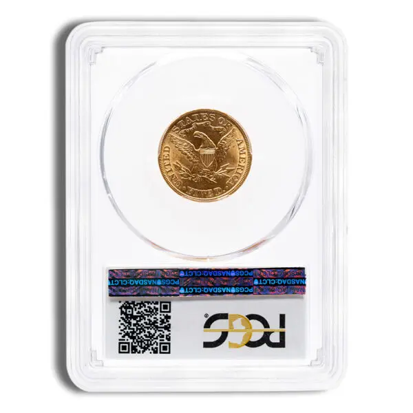 $5 Gold Liberty Half Eagle PCGS MS61